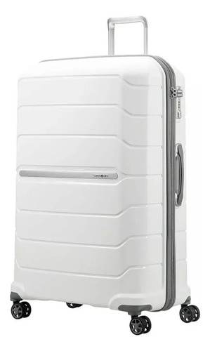 Valija Samsonite Octolite Rígida Grande Color Blanca. 