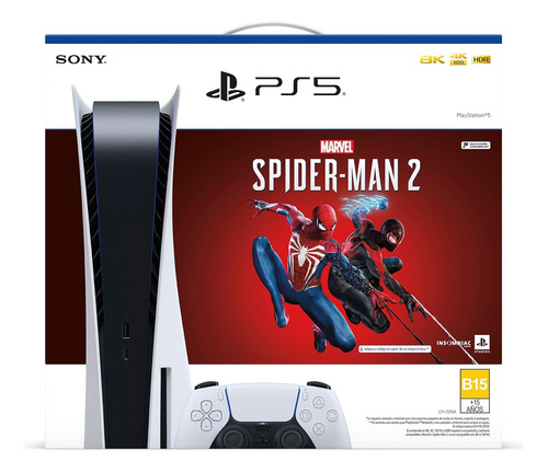 Consola Playstation 5 Standard Spider-man 2 Nuevo Sellado