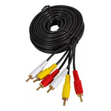 Cable Adaptador Rca A Rca 3x3 Audio Video Dvd Consolas Tv