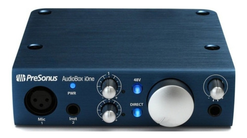 Interfaz De Audio Presonus Audiobox Ione Blue Y Gray