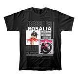 Camiseta Algodón Peinado Con Estampado Cantante La Rosalía