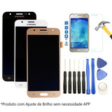 Tela Frontal Display J5 C/ Ajuste Brilho + Chave 