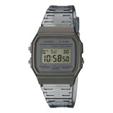 Reloj Casio Vintage Digital F-91ws-8 Unisex Color Del Fondo Gris Color De La Correa Gris Color Del Bisel Gris