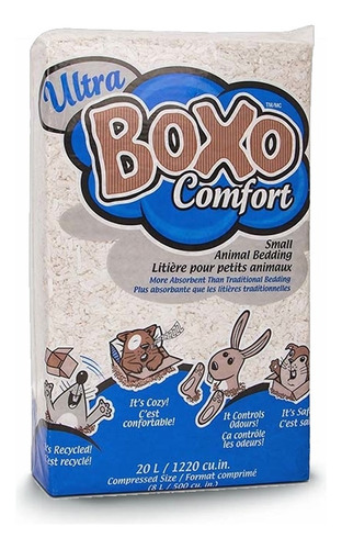 Boxo Sustrato Papel Conejo Erizo Hamster Ratas Chinchilla