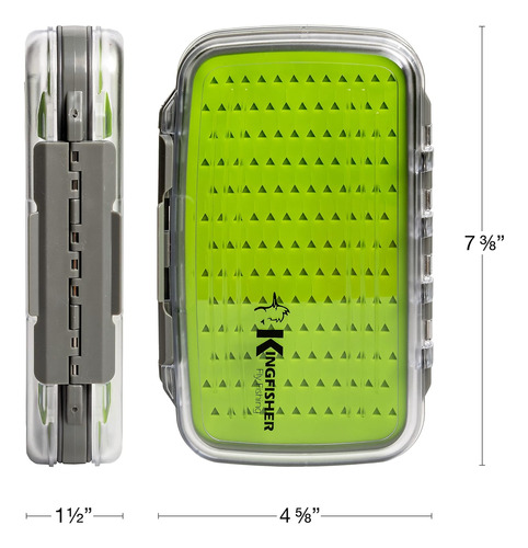 Waterproof Double Sided Clear Silicone Fly Box