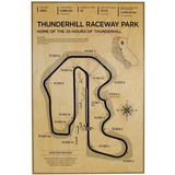 Adesivo Retrô Circuito Thunderhill Park- Decor 33 Cm X 48 Cm