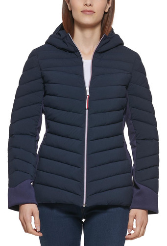 Parka Azul Mujer Th Talla Xs