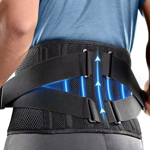 Cinturón De Soporte Faja Lumbar Lumbar Espalda Aliviar Dolor | MercadoLibre
