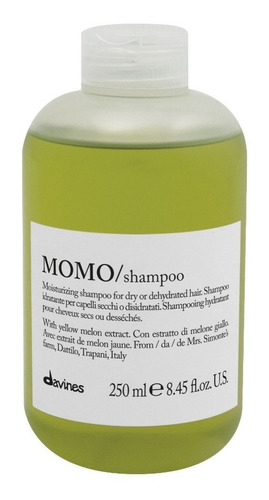 Shampoo Hidratante Para Cabello Seco Davines Momo 250 Ml