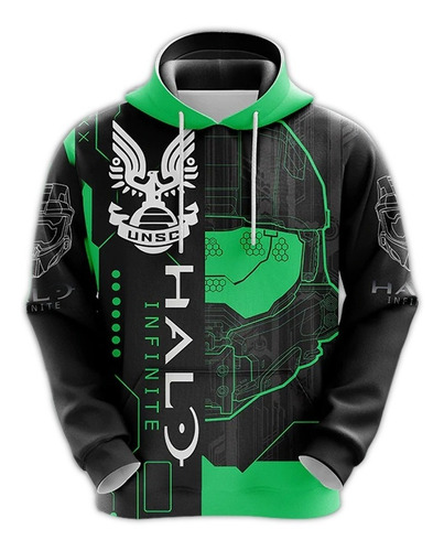 Chaqueta De Cosplay Con Capucha Y Sudadera Infinite Halo Gam