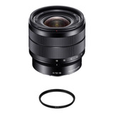 Sony E 10-18mm F/4 Oss Lente With Uv Filter Kit