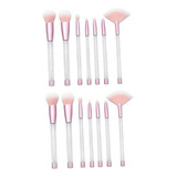 Set De Brochas De Maquillaje Profesional Para Mujer, 14 Piez