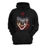 Sudadera It Payaso Eso, Unisex Con Capucha Y Cangurera 01