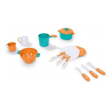 Brinquedo Infantil Kit De Cozinha Colorido Ta Te Ti Novo