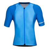 Jersey Ciclismo M/c Hombre Gw Essential Azul Claro