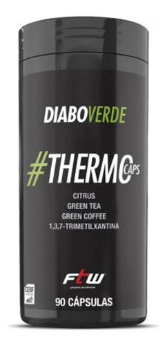 Suplemento Em Cápsula Fitoway  Diabo Verde #thermocaps Cafeína #thermocaps Em Pote De 54g 90 Un