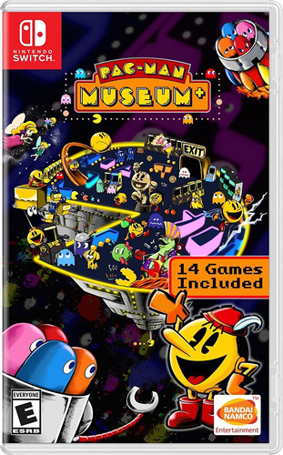 Jogo Pac-man Museum + Nintendo Switch Com 14 Jogos