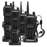 Kit X 6 Handy Baofeng Uv82 Walkie Talkie Vhf Uhf 10watts