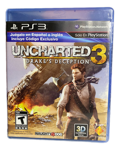 Uncharted 3 Drake's Deception Ps3 Físico