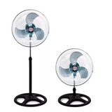 Ventilador De Pie Pared Turbo 3 En 1 Eiffel 18 Pulgadas 90w De Potencia 3 Aspas Metal Rejilla Metal