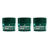 Herbissimo Desodorante Creme Kit Com 3 Unidades 55 G Tradicional