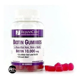 Rejuvicare Gummies Biotina Gomas 60 Pzas 10000 Mcg Hair Skin