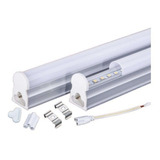 Luminaria Led Tipo T5 8w Cálido 660mm Con Accesorios 