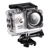 Camara Deportiva Hd Sumergible  Hd 1080p 30 Metros Color Blanco