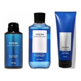 Bath And Body Works, Ocean, Para Hombre, Paquete De 3 Piezas