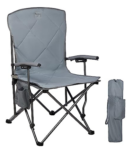 Silla De Campamento Plegable Asiento Desmontable Acolch...