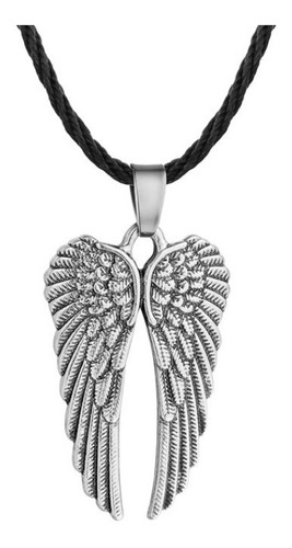 Collar Hombre Mujer Alas De Angel Amuleto Talisman 