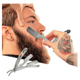 Navaja Barbero Afeitar Profesional Peluquería Corte Barba