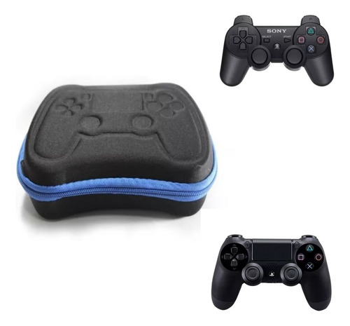 Kit 2 Case Estojo Protetor Para Controle Ps3 Ps4 Dualshock