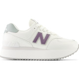 Zapatillas Urbanas Mujer New Balance Wl574zfg Blanco