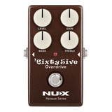 Pedal Analógico Overdrive Nux 6ixty5ive