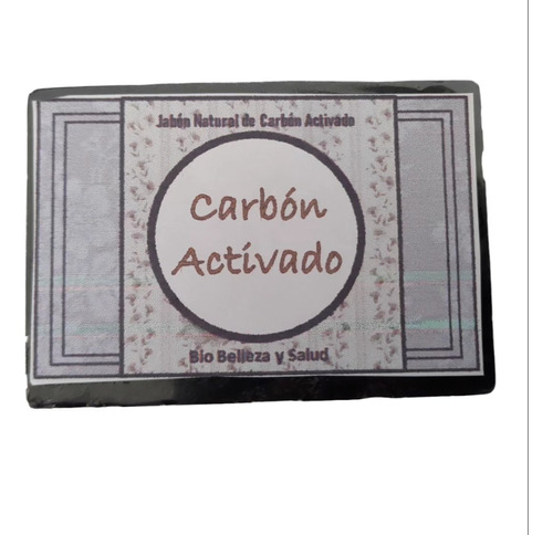 Jabón 100% Natural De Carbón Activado