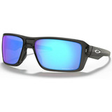Gafas De Sol Polarizadas Oakley Prizm Sapphire De Doble Borde, Color Gris