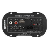 Coche Bluetooth Hi-fi Bajo Potencia Subwoofer Amp Coche Mini Color Fix