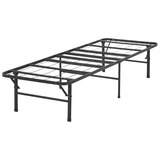 Base Cama Metálica Plegable 14  Negra Twin