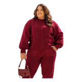 Conjunto Plus Size Tricô Confy Tamanho Maior Inverno G1