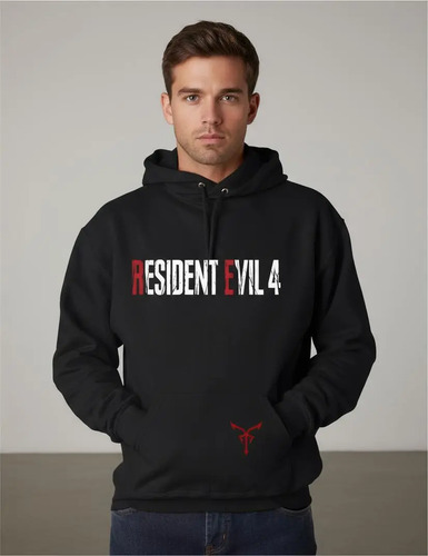 Sudadera Capucha Videojuego Resident Evil 4 Playstation Xbox
