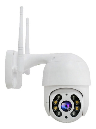 Cámara De Seguridad Smart Tech N8-400w-ir Premium Con Resolución De 3mp Visión Nocturna Incluida Blanca