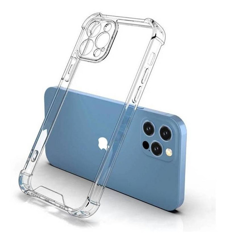 Carcasa Para iPhone 12 Pro Max Transparente Antigolpe