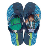 Chinelo Infantil Menino Masculino Minecraft Authentic Games