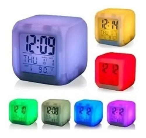 Cubo Despertador Para Niños Con Luces De Colores