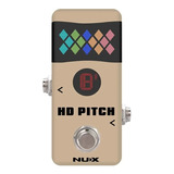 Pedal Afinador Nux Ntu2 Mini Core Hd Pitch P/ Guitarra Bajo.