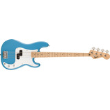 Bajo Eléctrico Fender Squier Sonic Mn Wpg Cab Cuerpo Delgado Cantidad De Cuerdas 4 Color Azul Orientación De La Mano Diestro