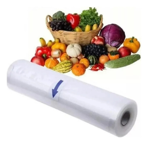 Rollo Bolsas Sellado Al Vacío Sellar Alimentos 28cm X 5m