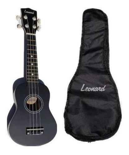 Ukelele Soprano Ukulele Leonard Uk5 Con Funda Varios Colores