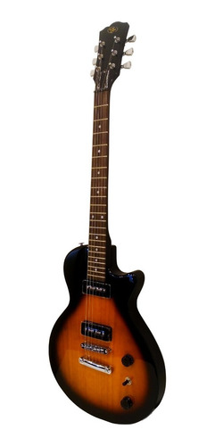 Guitarra Eléctrica Sx Les Paul  P90 Color Negro Ee3-j